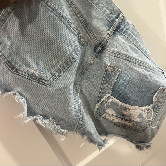 Agolde Parker cutoff jean shorts swapmeet - Picture 4 of 5
